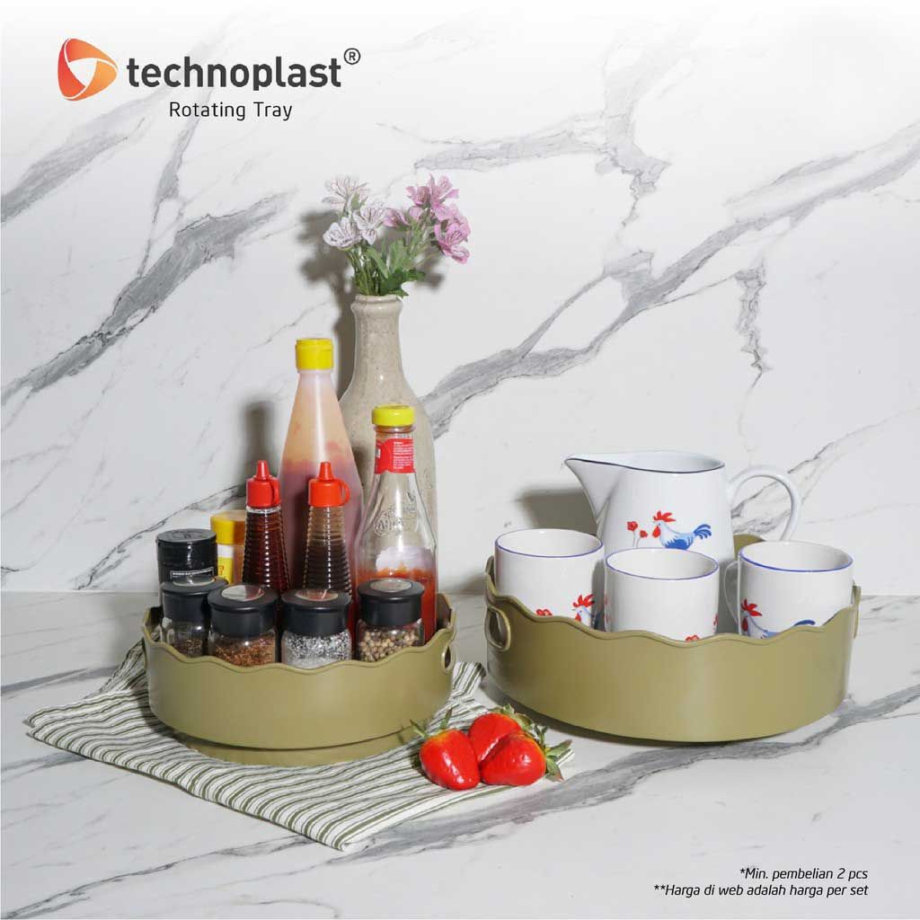 Technoplast Rotating Tray Rak Bumbu Putar - 1