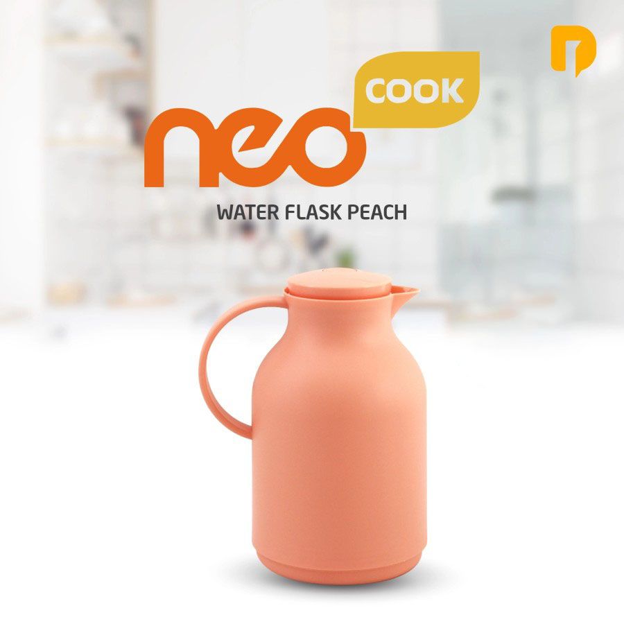 Neocook Termos Bentuk Teko Water Flask Warna Peach Uk 1 Liter - 1