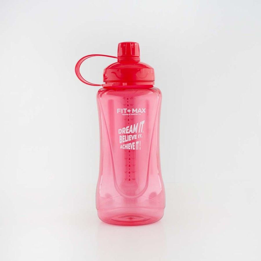 Fit+ Botol Minum Jumbo 2Liter - Max Merah - 1