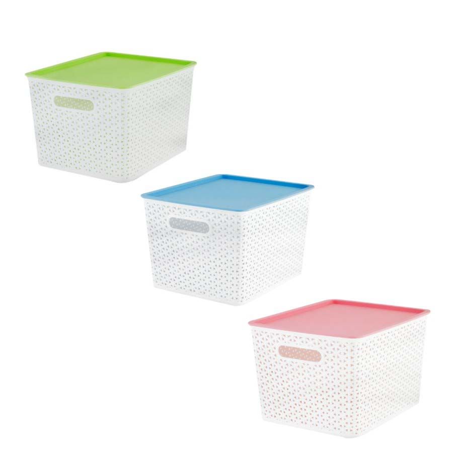 Roxanne Container Box Multi Purpose 21 L Set Of 3 - 1