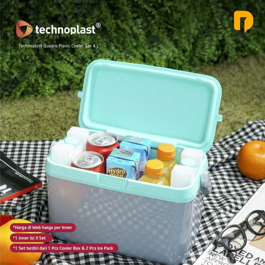 Technoplast Cooler Box - Tempat Penyimpanan Minuman/Mpasi/Makanan - 1