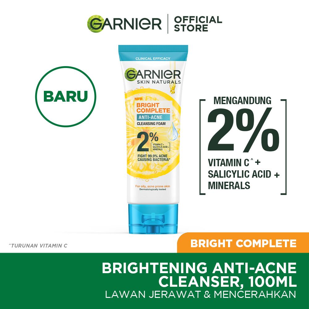 Garnier Bright Complete Anti-Acne 3in1 Foam 100ml - 1