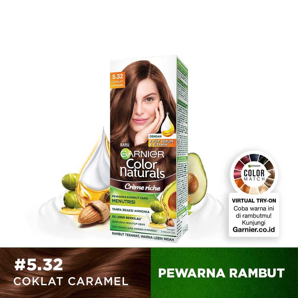 Garnier Color Natural Creme Riche Coklat Karamel - 1