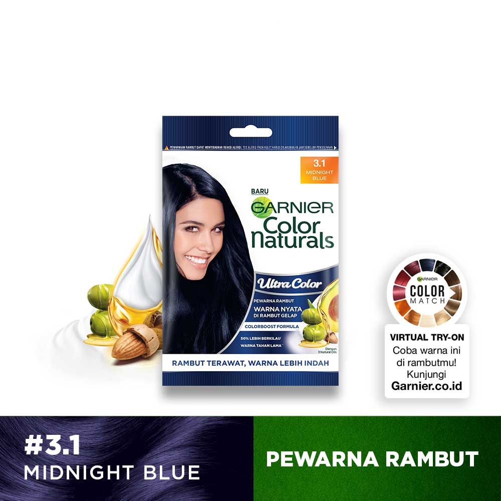 Garnier Color Natural Ultra Color Midnight Blue Sachet - 1