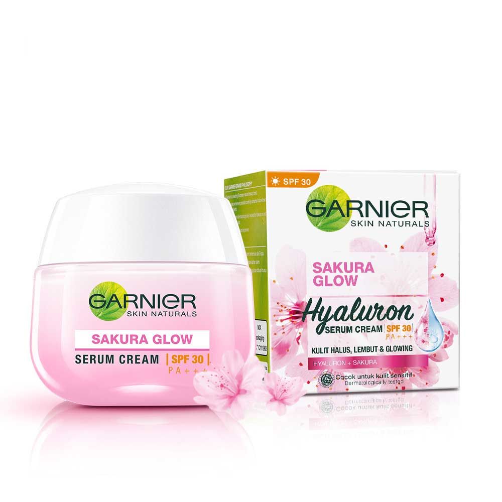 Garnier Sakura Glow Serum Day Cream SPF21 50ml - 3