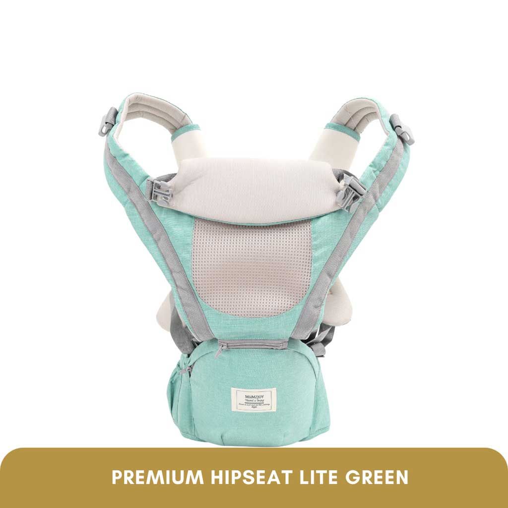 Mumz Joy Hipseat Carrier Tipe Lite  Gendongan Bayi  Green - 1