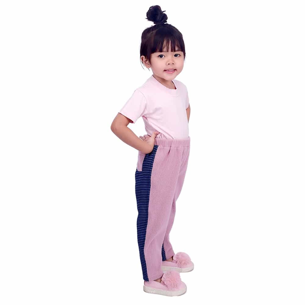 Cuit Baby Wear Toddler Take Series Koi Celana Panjang Corduroy Anak Usia 1-5 Tahun - XL Dusty Pink - 2