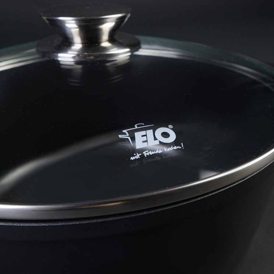 ELO Pot Alucast with Glass Lid 24 cm  Panci Alumunium Die Cast - 3