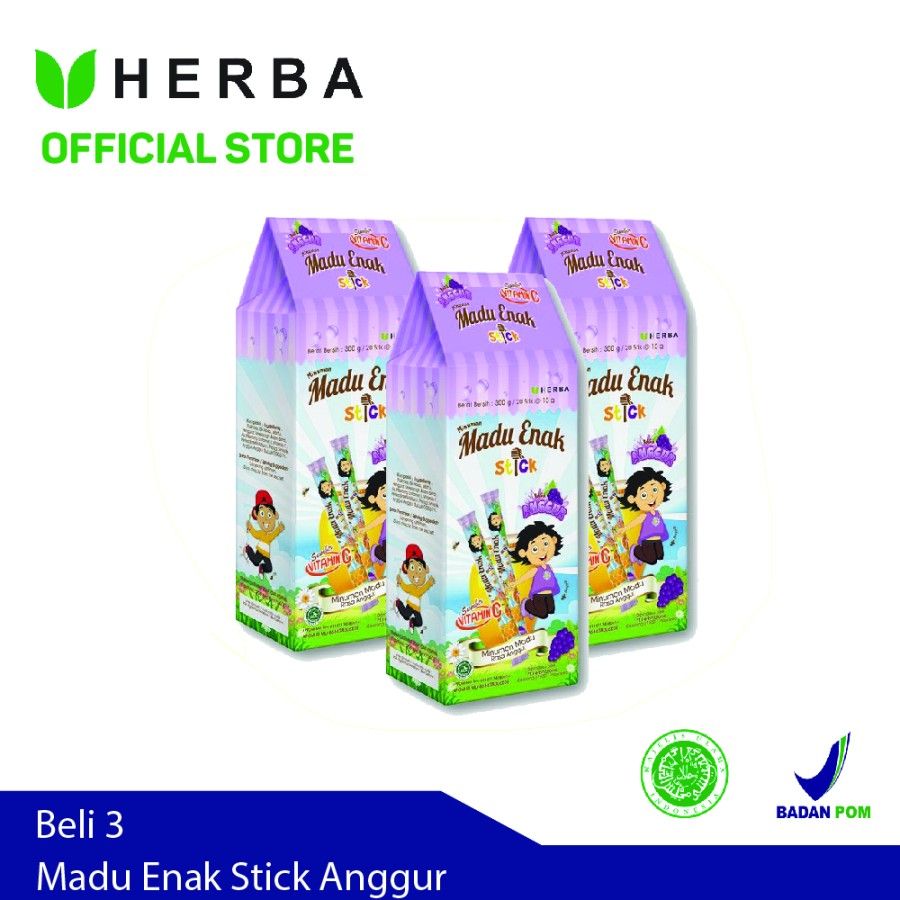 Herba Beli 3 Madu Enak Stick Anggur - 1