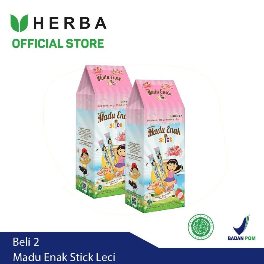 Herba Madu Enak Stick Leci - Twin - 1