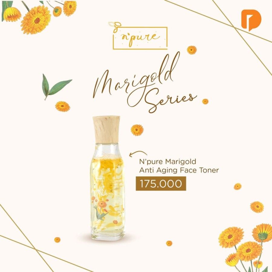 NPURE MARIGOLD FACE TONER ANTI AGING - 1