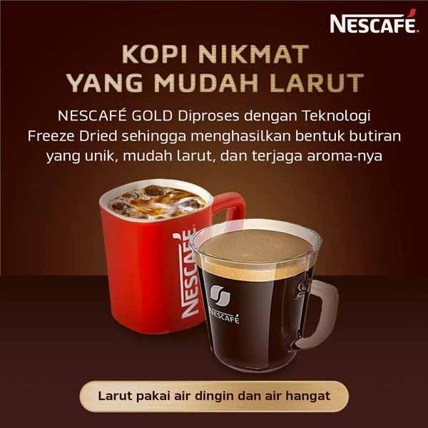 Nescafe Gold Kopi Instan Kopi Hitam 50G Jar - 4