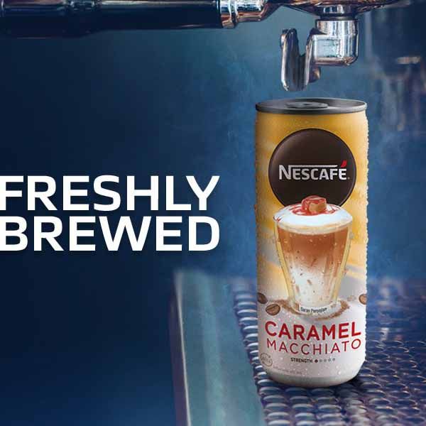 Nescafe Kopi Minuman Kaleng Caramel Macchiato 220Ml - 2