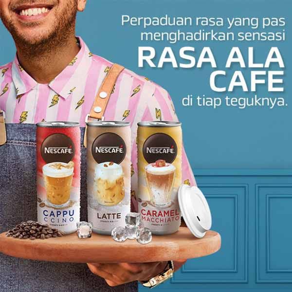 Nescafe Kopi Minuman Kaleng Caramel Macchiato 220Ml - 4