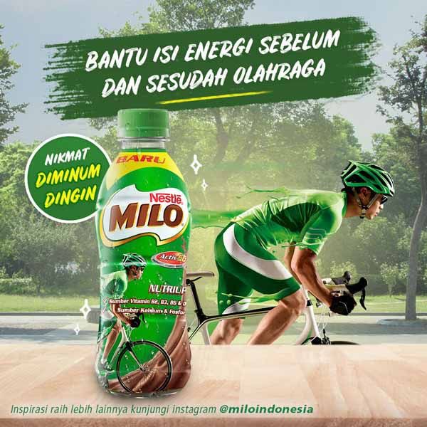 Milo Susu Coklat Nutri Up Minuman Botol 225Ml X 4Pcs - 5