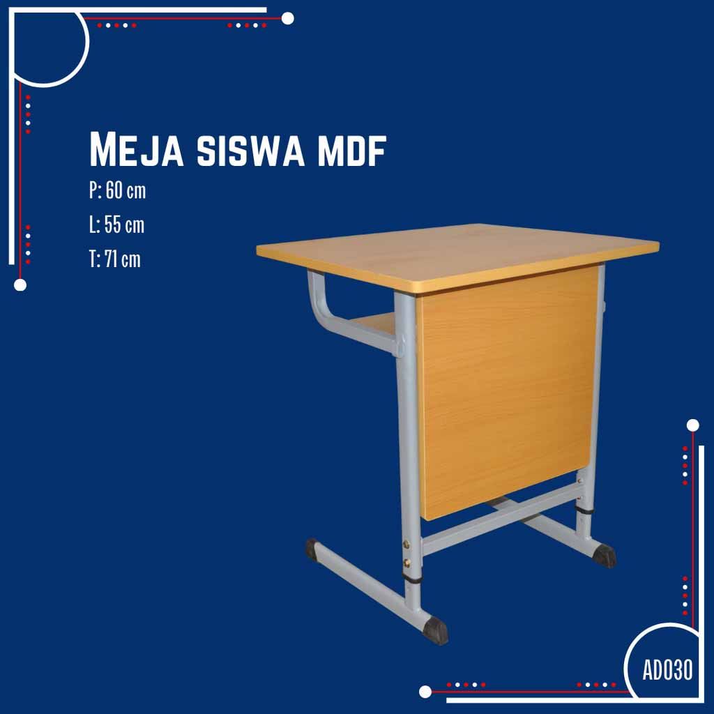 Rione Meja Siswa MDF (Medium Density Fibreboard) Meja Belajar Meja Kerja - 1