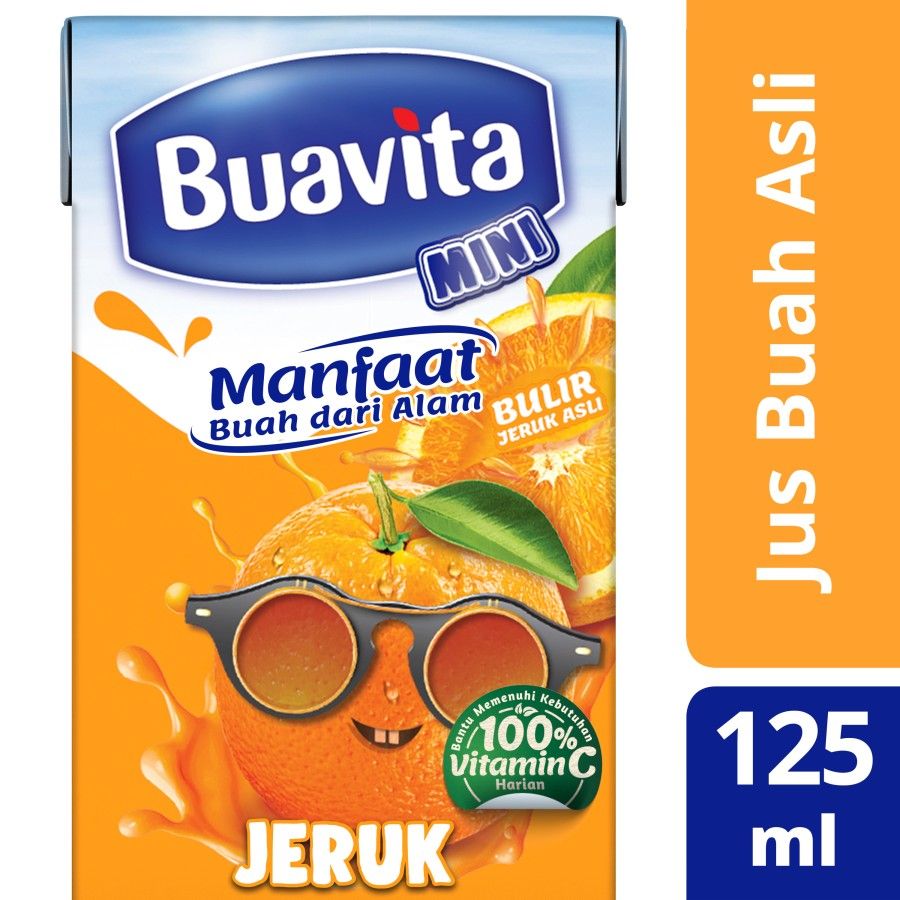 Buavita Mini Juice Jeruk 125Ml - 1