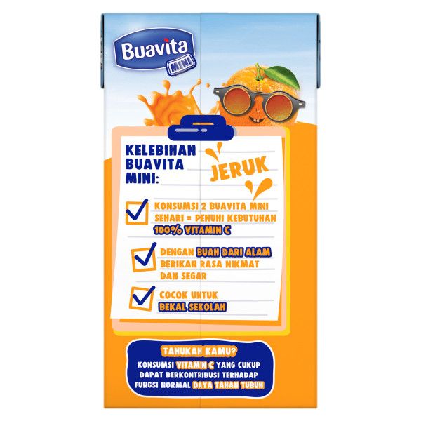 Buavita Mini Juice Jeruk 125Ml - 3