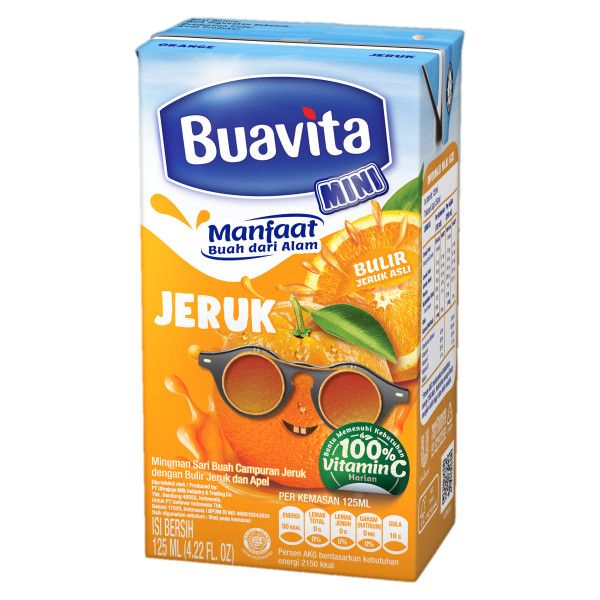 Buavita Mini Juice Jeruk 125Ml - 4