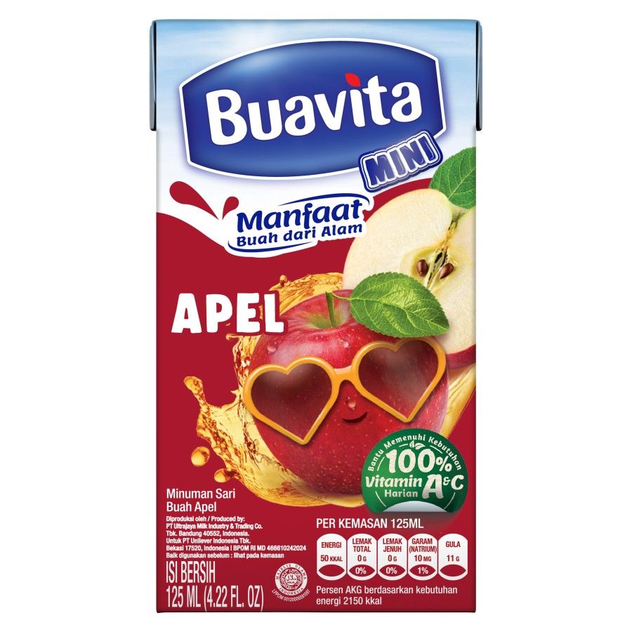 Buavita Mini Juice Apel 125Ml - 2