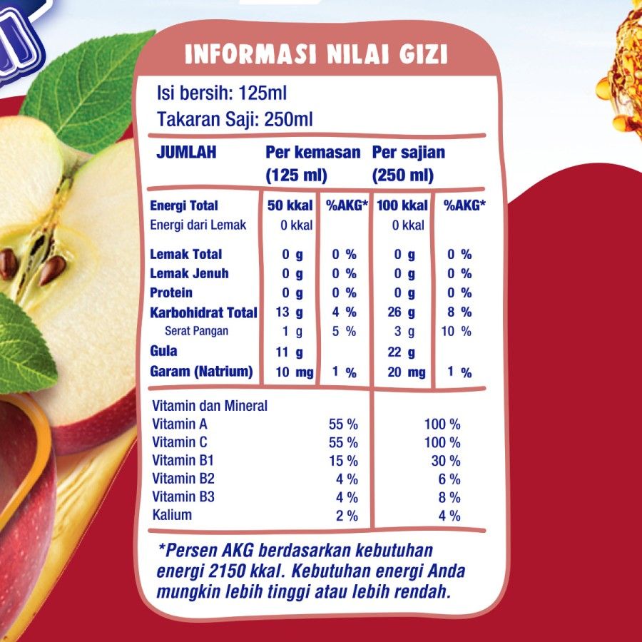 Buavita Mini Juice Apel 125Ml - 5