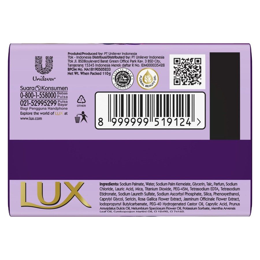 Lux Botanicals Sabun Batang Multipack Magical Orchid 3X110G - 3