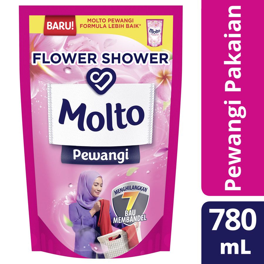 Molto Pewangi Pink 820Ml - 1