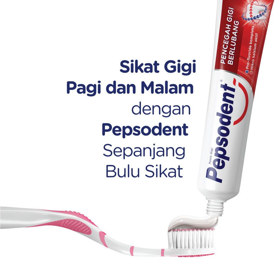 Pepsodent Pencegah Gigi Berlubang Pasta Gigi 225G Value Pack - 5