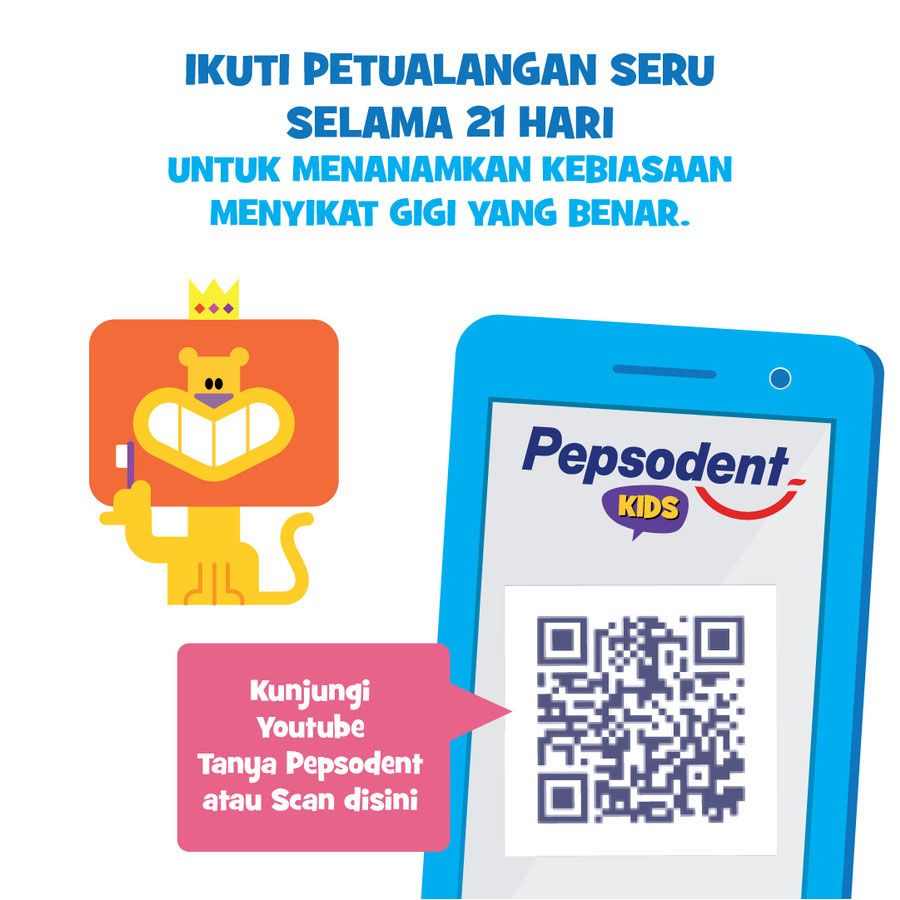 Pepsodent Kids Pasta Gigi Dan Sikat Gigi Anak Spongebob 50G+1Pc - 5