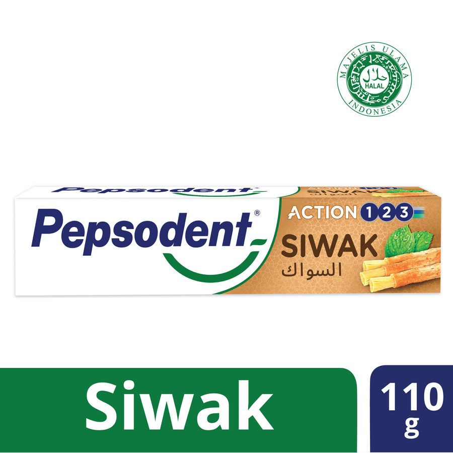 Pepsodent Action 123 Siwak 110G - 1