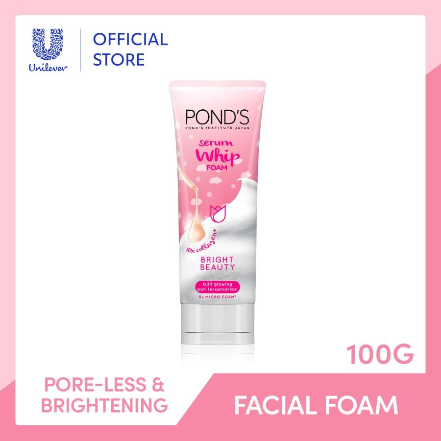 Pond's Bright Beauty Whip Facial Foam 100G - 1