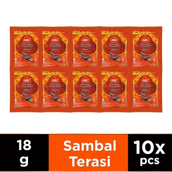 ABC Sambal Nusantara Terasi 10 x 18 g - 1