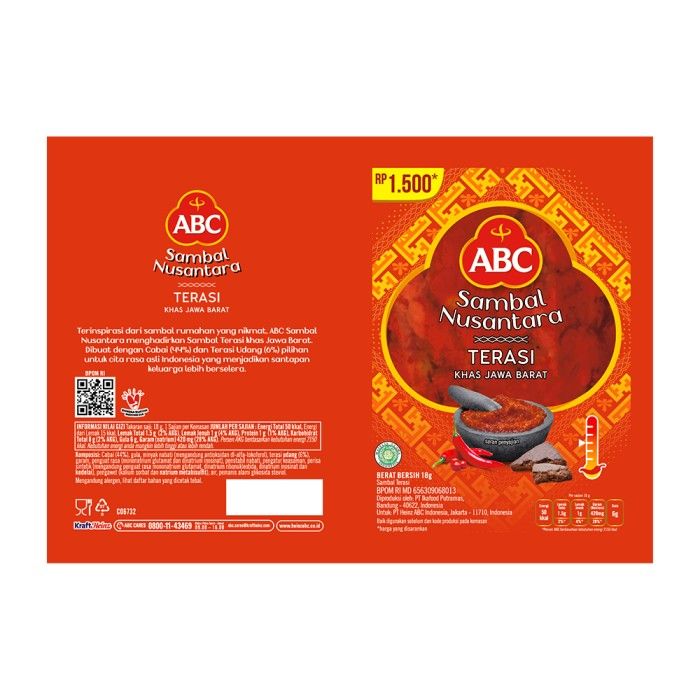 ABC Sambal Nusantara Terasi 10 x 18 g - 3