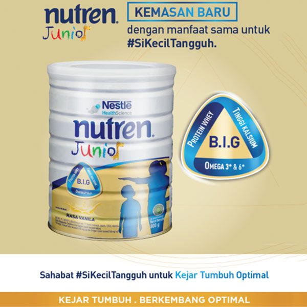 Nutren Junior Prebio Susu Bubuk Kaleng 800gr - 1