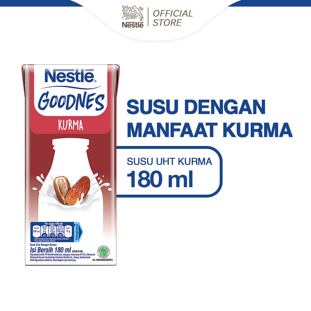 Nestle GOODNES Susu UHT Kurma 180ml - 2