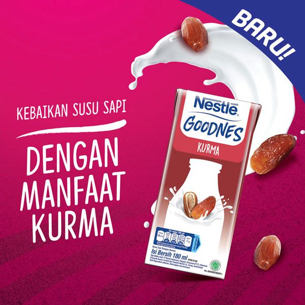 Nestle GOODNES Susu UHT Kurma 180ml - 1