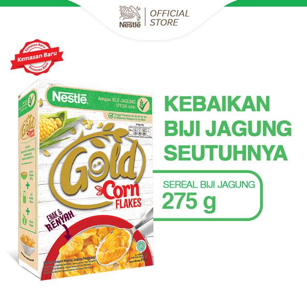 Nestle GOLD CORN FLAKES Sarapan Sereal Jagung 275g - 2