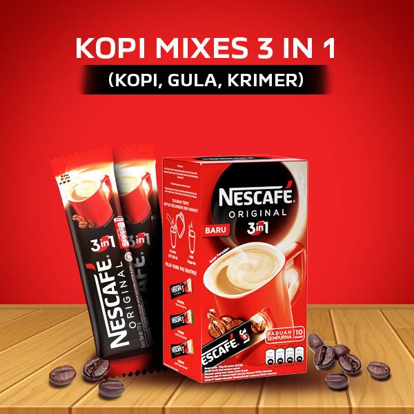 NESCAFE Original Kopi Instan 3in1 17.5g x 10pcs - 2