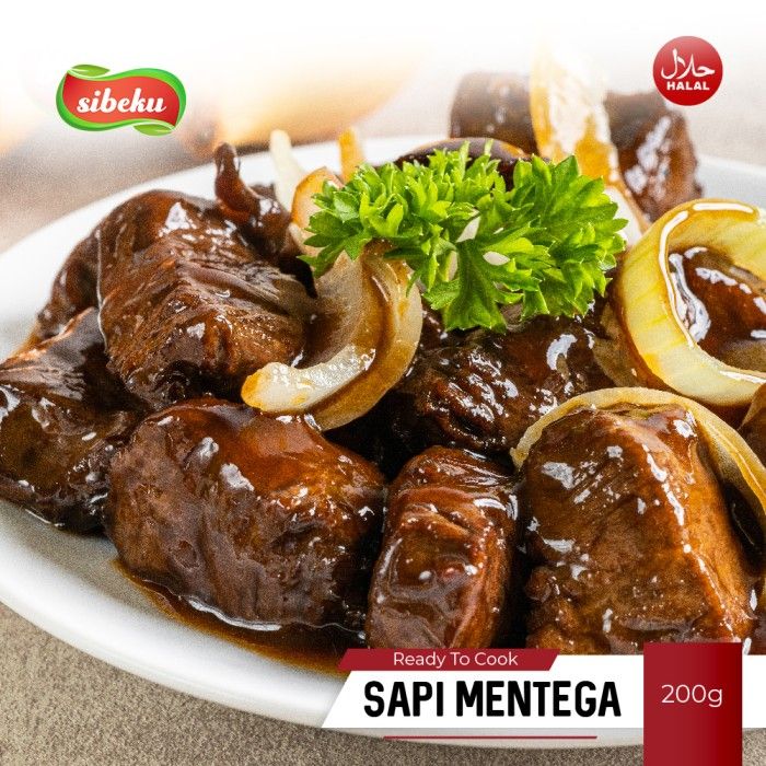 Daging Sapi Dengan Saos Mentega Halal 200 gr Ready To Cook-Sibeku - 5