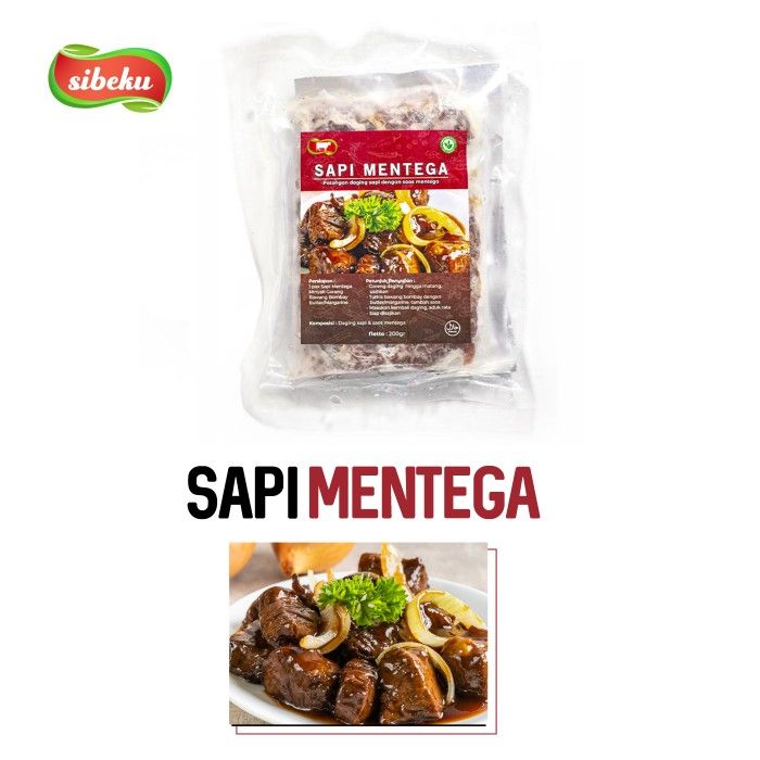 Daging Sapi Dengan Saos Mentega Halal 200 gr Ready To Cook-Sibeku - 3