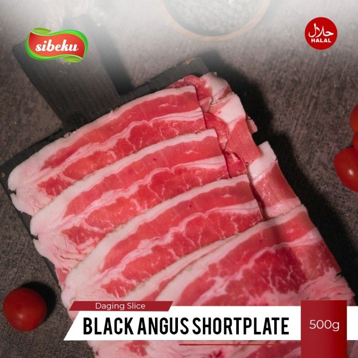 Daging Sapi Beef black angus ShortPlate Halal 500 gram US - Sibeku - 5