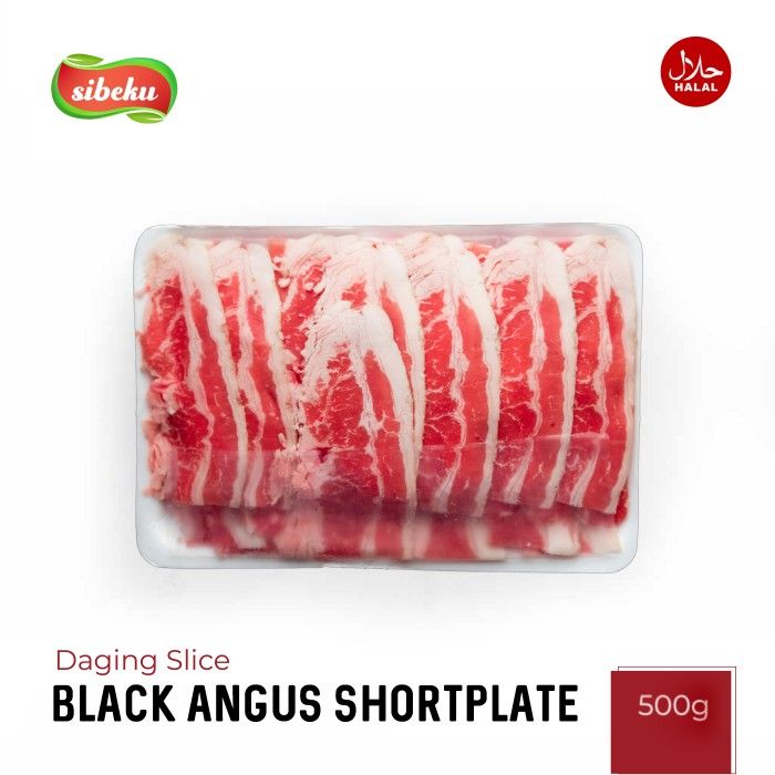 Daging Sapi Beef black angus ShortPlate Halal 500 gram US - Sibeku - 2