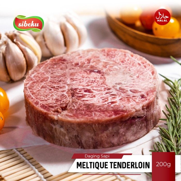 Daging Sapi Meltique Tenderloin Halal 200 gram Frozen Food AUS-Sibeku - 5