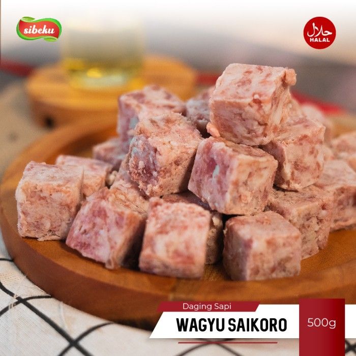 Daging Sapi Wagyu Saikoro Beef Halal 500 gram Frozen Food AUS - Sibeku - 5