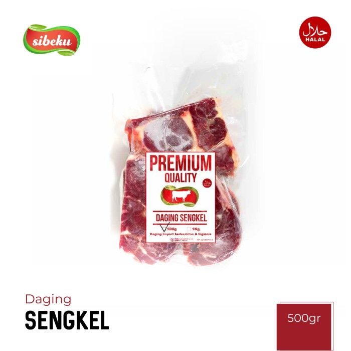 Daging Sapi Sengkel Halal 500 gram Frozen Food Import AUS - Sibeku - 2