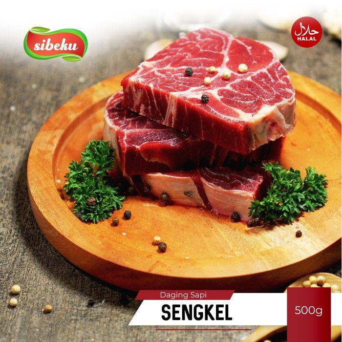 Daging Sapi Sengkel Halal 500 gram Frozen Food Import AUS - Sibeku - 5