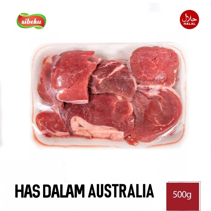 Daging Sapi Has Dalam Tenderloin Beef Australia Halal 500 gram- Sibeku - 2