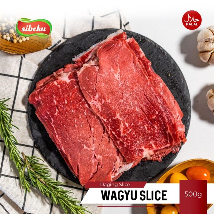 Daging Sapi Wagyu Slice Beef Halal 500 gram Frozen Food AUS - Sibeku - 5