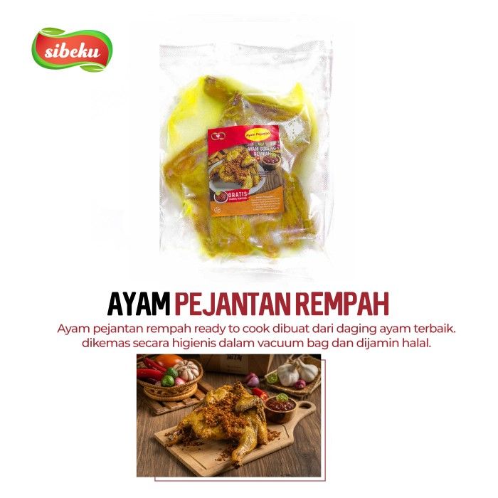 Daging Ayam Pejantan 1 ekor Dengan Bumbu Rempah& Sambel Tempong-Sibeku - 3