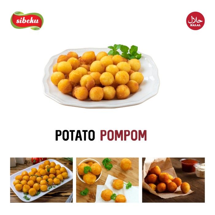 Kentang Goreng Potato Pompom French Fries 500 gram - Sibeku - 3